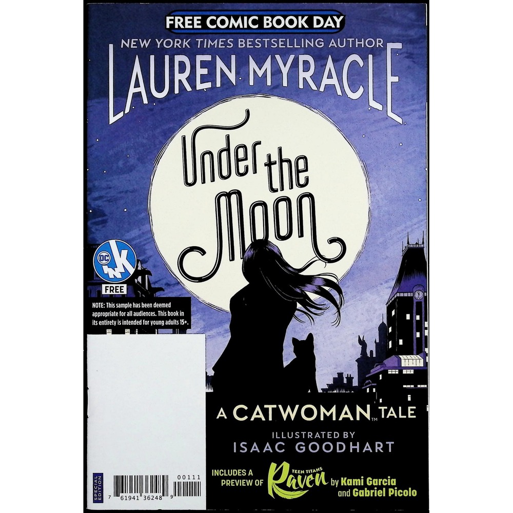 Free Comic Book Day 2019 Under The Moon #1 DC Comic Book Catwoman Teen Titans